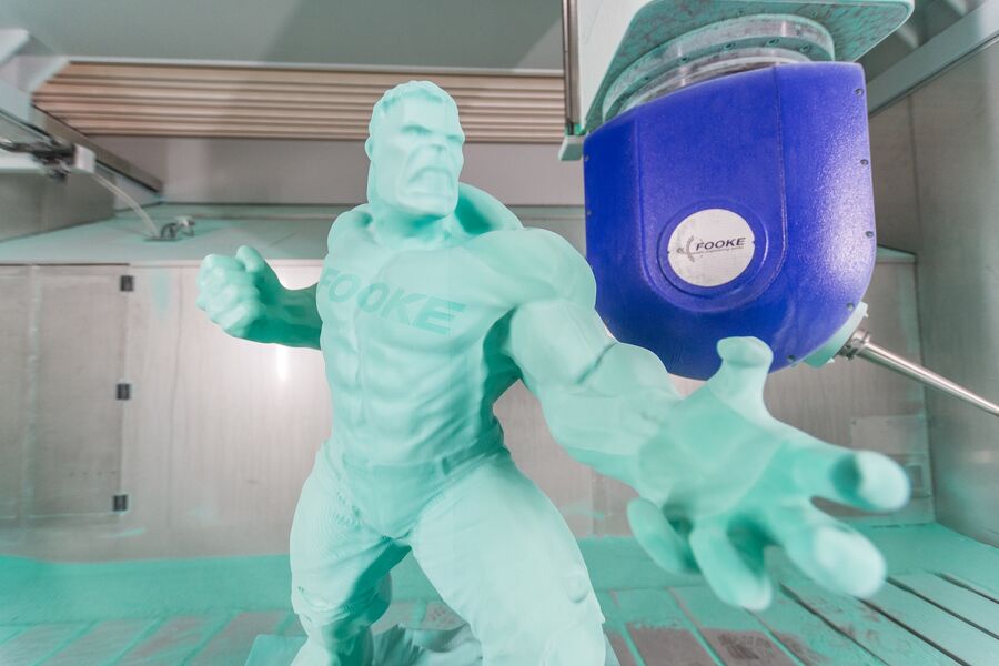 Gefrässter 3D Hulk